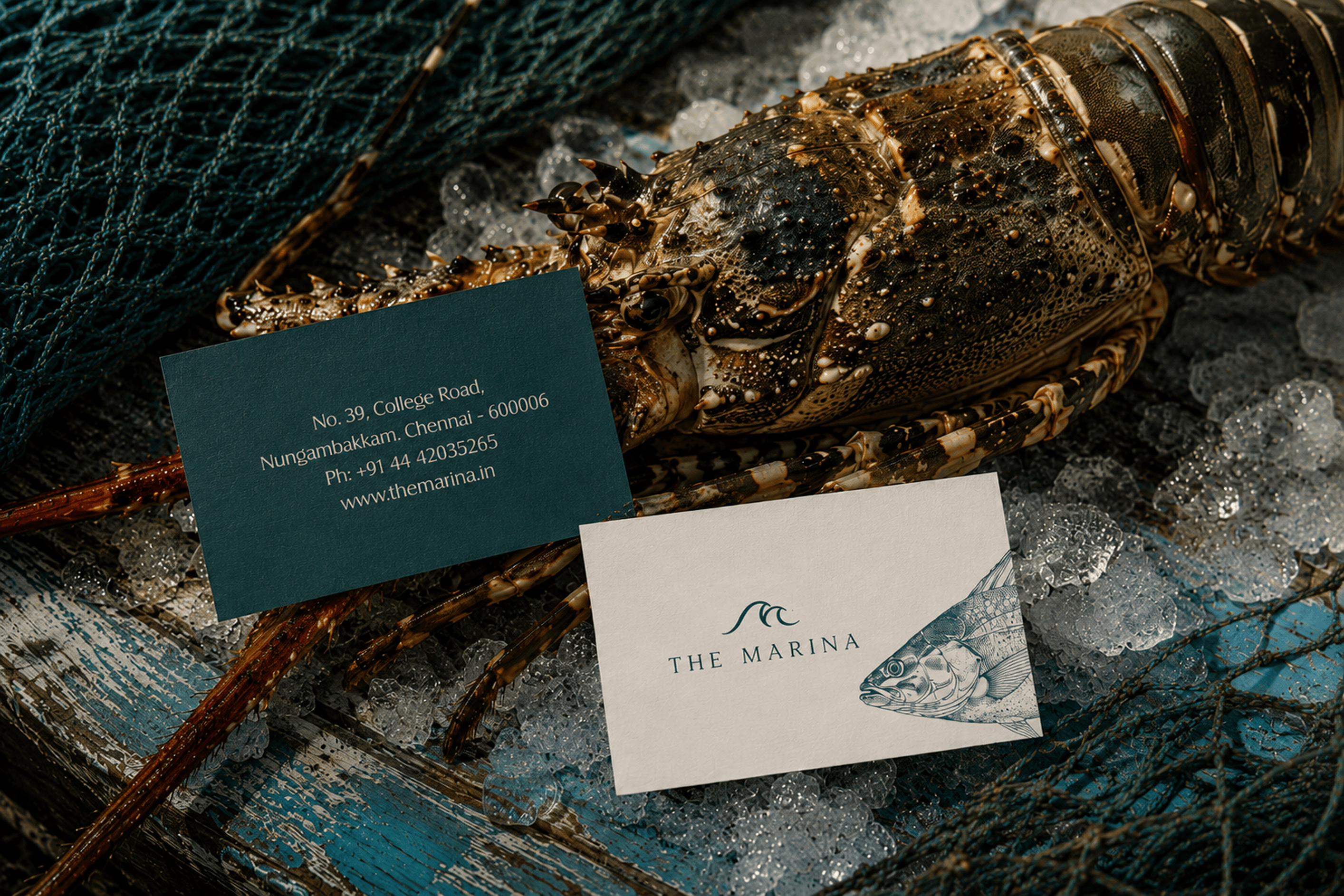 The Marina visiting card